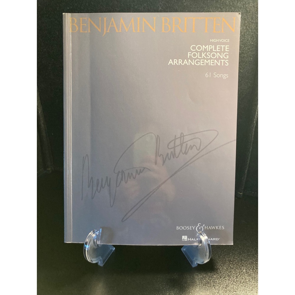 Benjamin Britten Complete Folksong‎ Arrangements High Voice 61 Songs Sheet Music